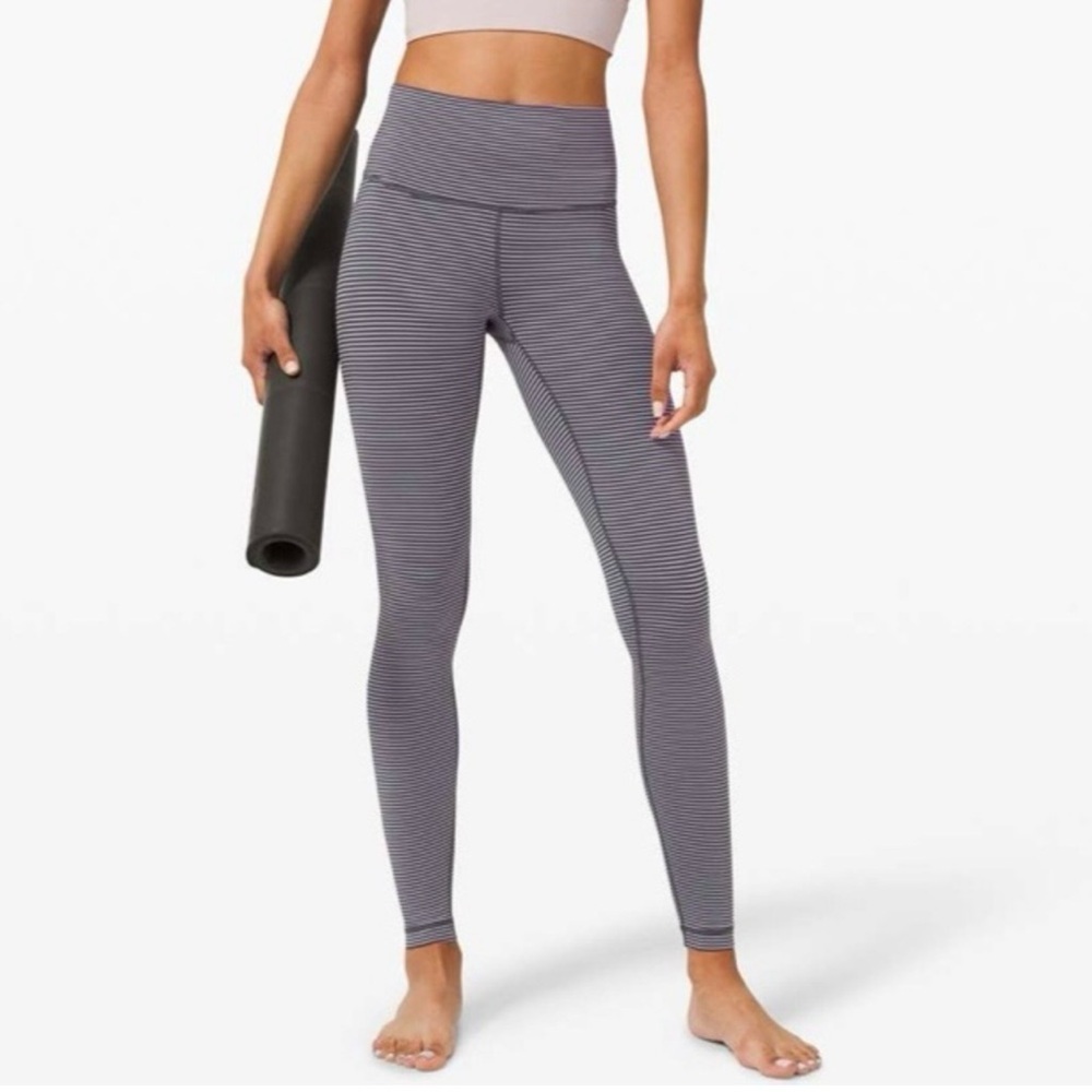 Lululemon Wunder Under High-Rise Tight 28" Luxtreme Hype Stripe - Picture 3 of 9